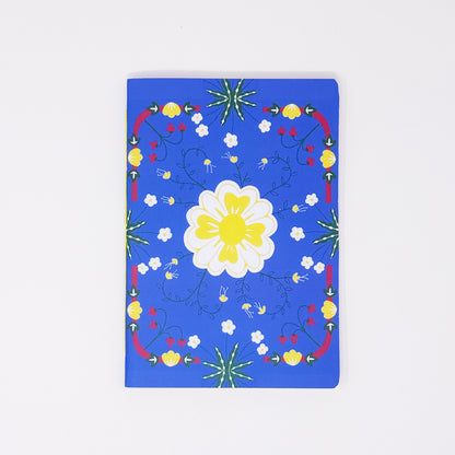 Carnet - Fleur bleu