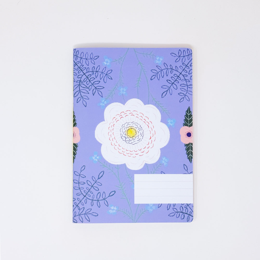 Carnet - Fleur Violet