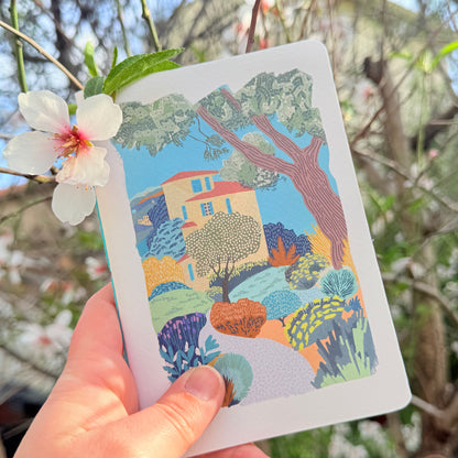 Carnet Parfumé "Un Jardin en Provence"