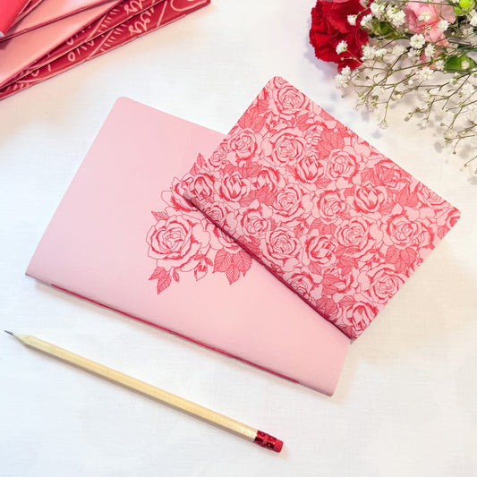 Pack 2 carnets Love - Roses